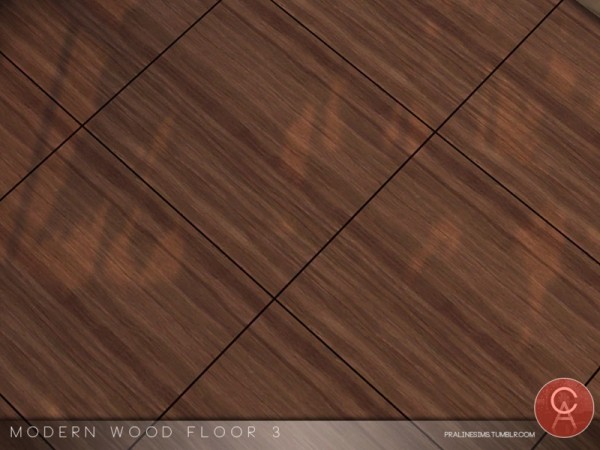  The Sims Resource: Modern Wood Floor 3 by Pralinesims