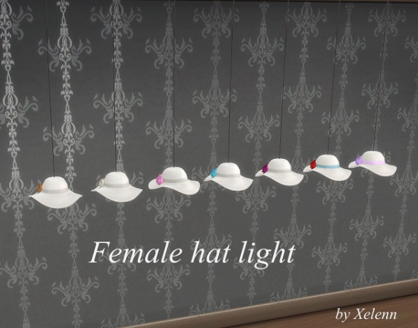  The Sims 4 Xelenn: Ladies and Gentlemen Hat lights