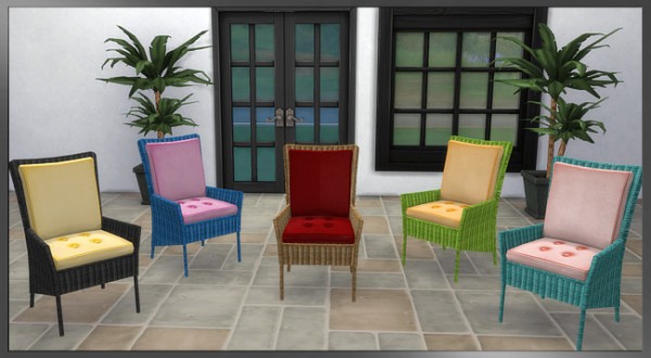  Blackys Sims 4 Zoo: Garden Dining Set by weckermaus