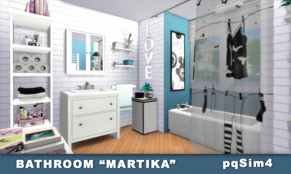  PQSims4: Bathroom Martika