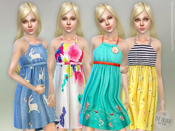  The Sims Resource: Designer Dresses Collection P75 by lillka