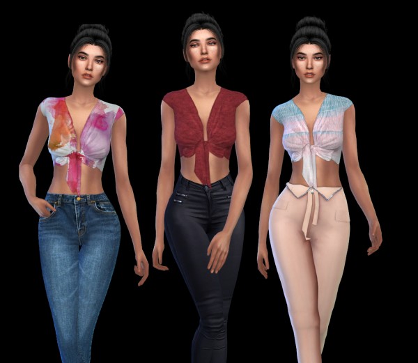  Leo 4 Sims: Knot Top recolor