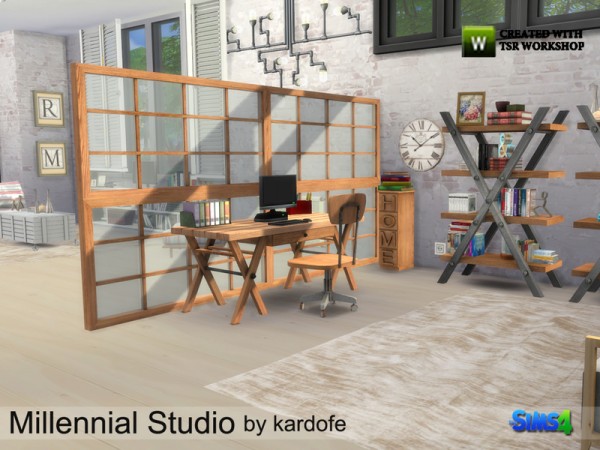  The Sims Resource: Millennial Studio by kardofe