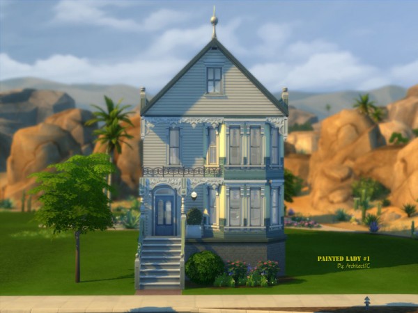  The Sims Resource: Painted Lady 1 by ArchitectTC