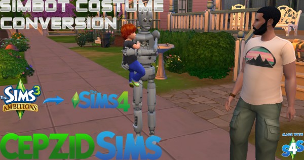  Simsworkshop: Simbot Costume Conversion