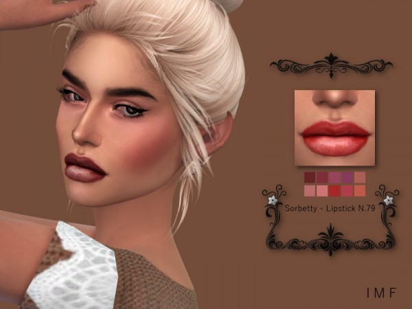  The Sims Resource: Sorbetty Lipstick N.79 by IzzieMcFire