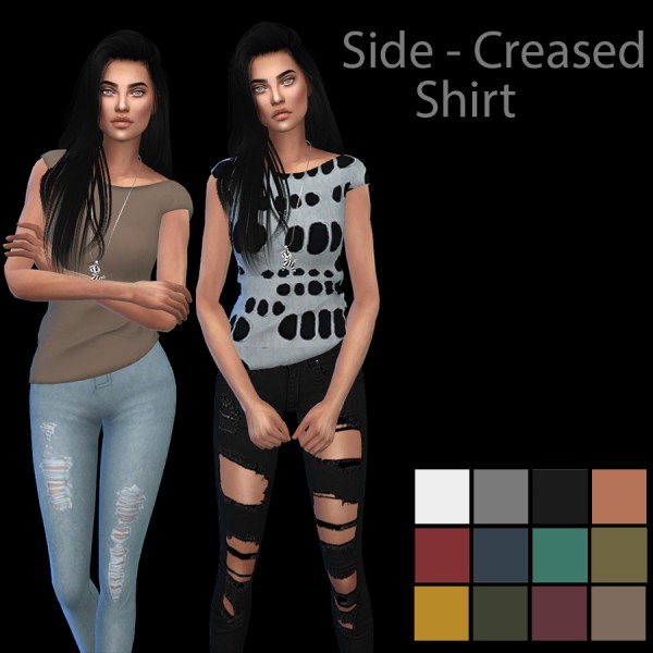  Leo 4 Sims: Side Creased Shirt recolor