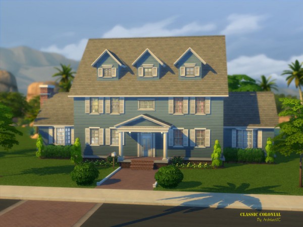  The Sims Resource: Classic Colonial by ArchitectTC