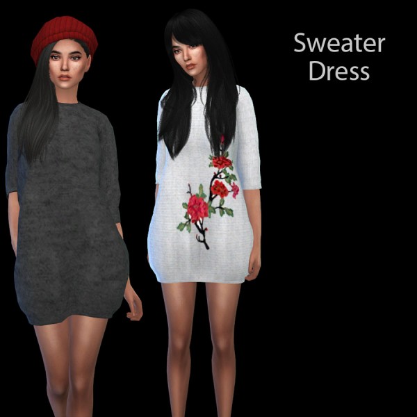  Leo 4 Sims: Sweater dress recolor