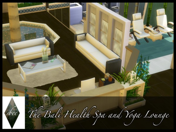  The Sims Resource: The Bali Health Spa and Yoga Lounge by sbee