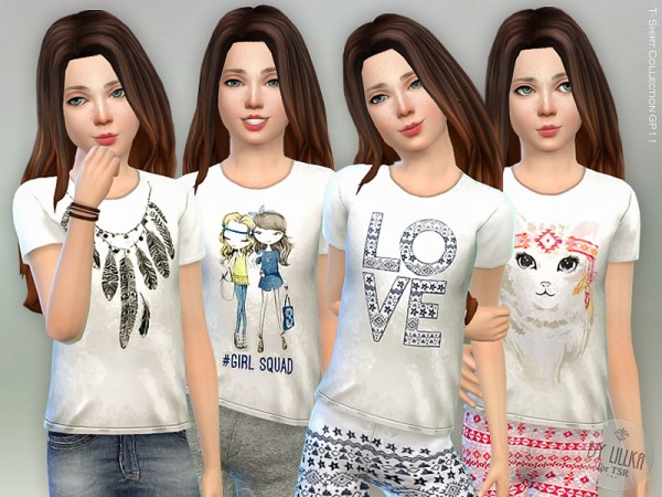  The Sims Resource: T  Shirt Collection GP11 by lillka