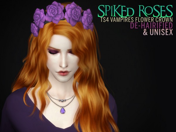  The Path Of Nevermore: Spiked roses headband