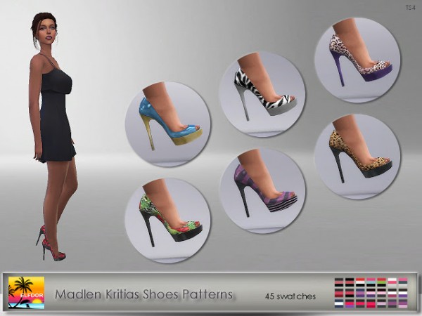  Elfdor: Madlen`s Kritias Shoes Patterns recolor