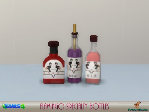  The Sims Resource: Flamingo Bar Clutter by DragonQueen