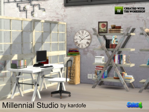  The Sims Resource: Millennial Studio by kardofe