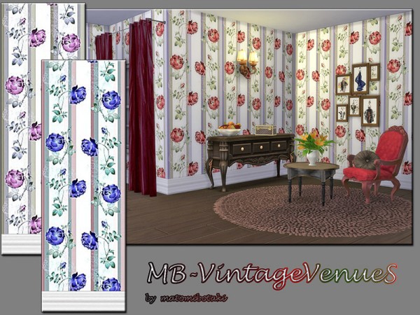  The Sims Resource: Vintage Venue S Set by matomibotaki