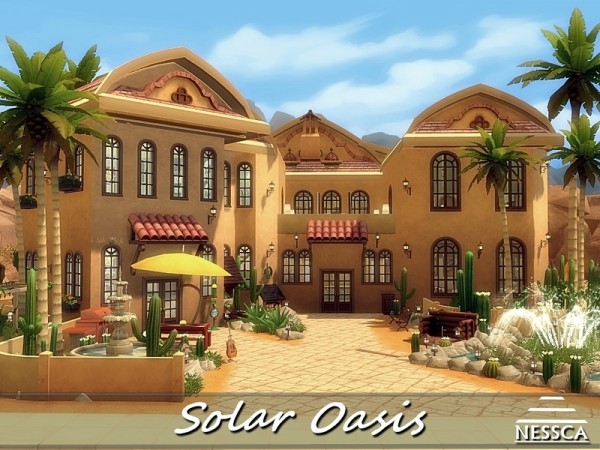  The Sims Resource: Solar Oasis house by Nessca
