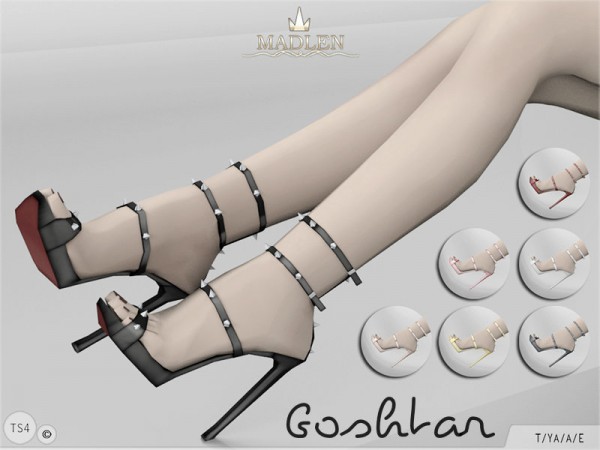  The Sims Resource: Madlen Goshtar Shoes by MJ95