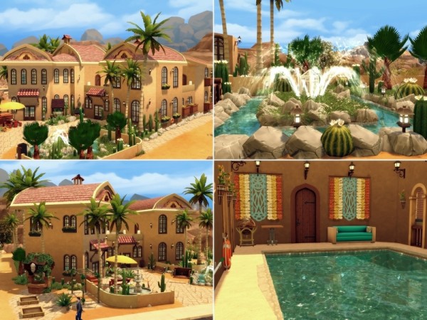  The Sims Resource: Solar Oasis house by Nessca
