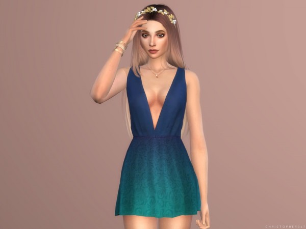  The Sims Resource: Lillywhite Top by Christopher067