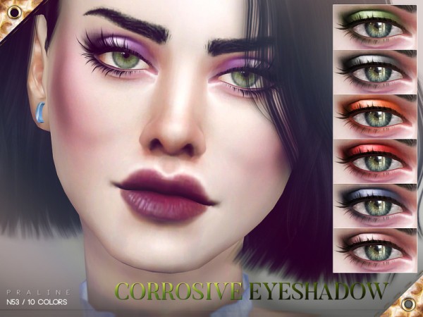  The Sims Resource: Corrosive Eyeshadow N53 by Pralinesims