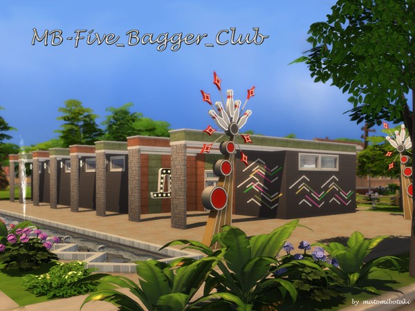  The Sims Resource: Five Bagger Club by matomibotaki
