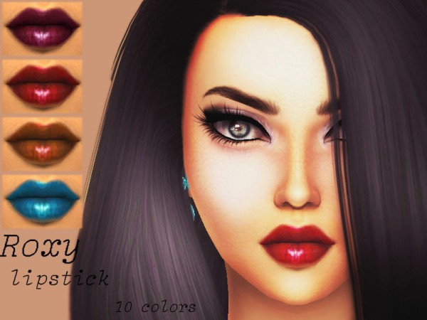  The Sims Resource: Roxy Lipstick by Sharareh