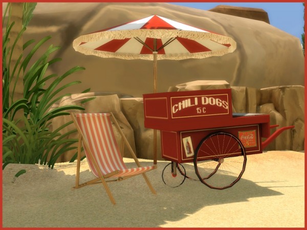  The Sims Resource: Vintage Beach set by Angela