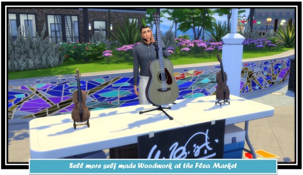  Mod The Sims: Sell more self made Woodwork at the Flea Market by LittleMsSam