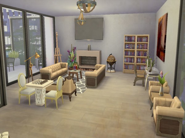  The Sims Resource: Modern Terrace by kaito nikura