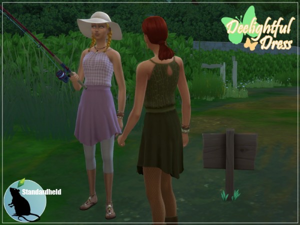  Simsworkshop: Deelightful Dress Recolored by Standardheld