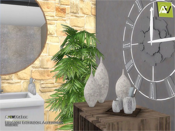  The Sims Resource: Lillagon Bathroom Accessories by ArtVitalex