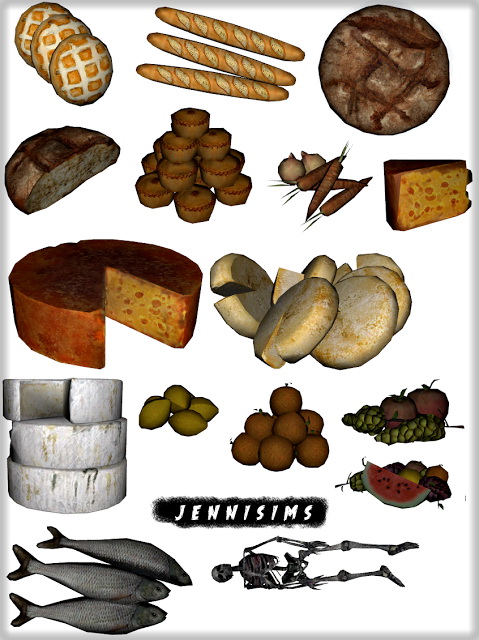 Jenni Sims: Decoratives food set 53