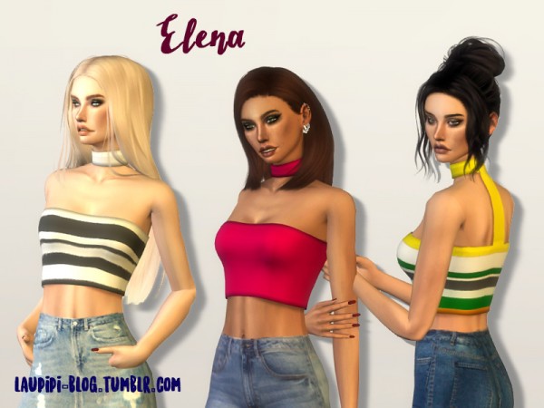  The Sims Resource: Elena top by Laupipi