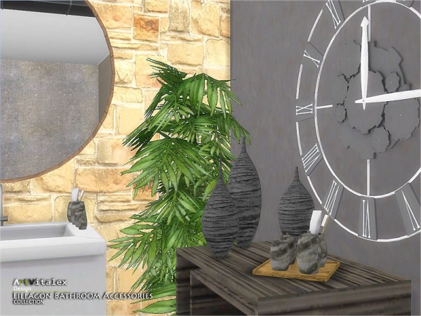  The Sims Resource: Lillagon Bathroom Accessories by ArtVitalex