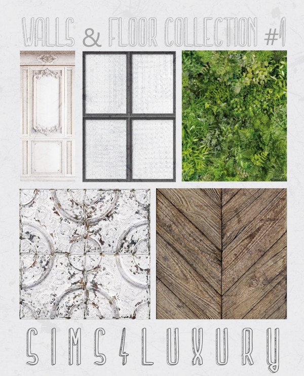  Sims4Luxury: Walls and Floors Collection  1