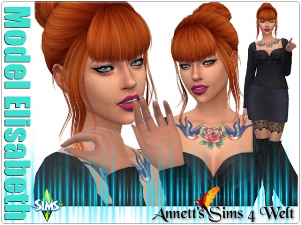  Annett`s Sims 4 Welt: Model Elisabeth
