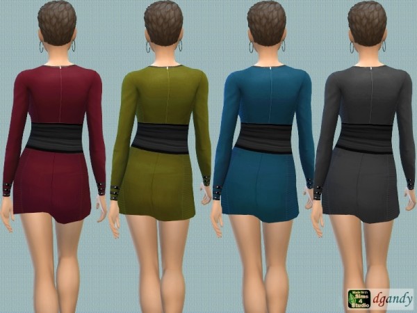  The Sims Resource: Corset Dress by dgandy