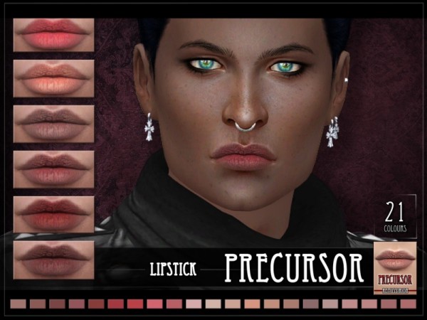  The Sims Resource: Precursor Lipstick by RemusSirion