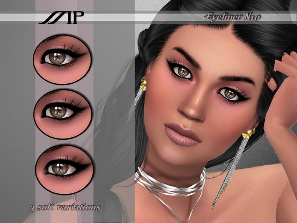  The Sims Resource: Eyeliner N10 by MartyP