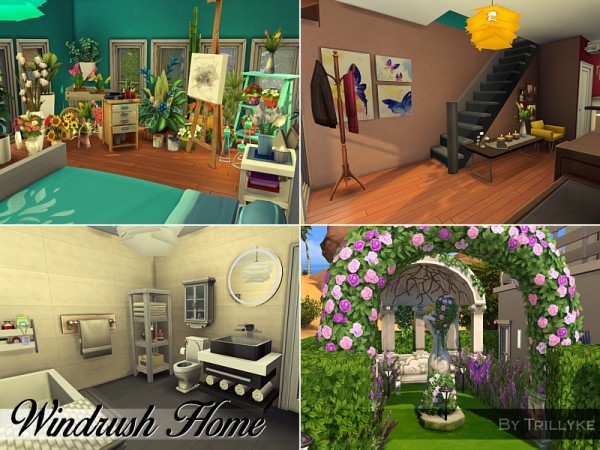  The Sims Resource: Windrush Home (No CC) by Trillyke
