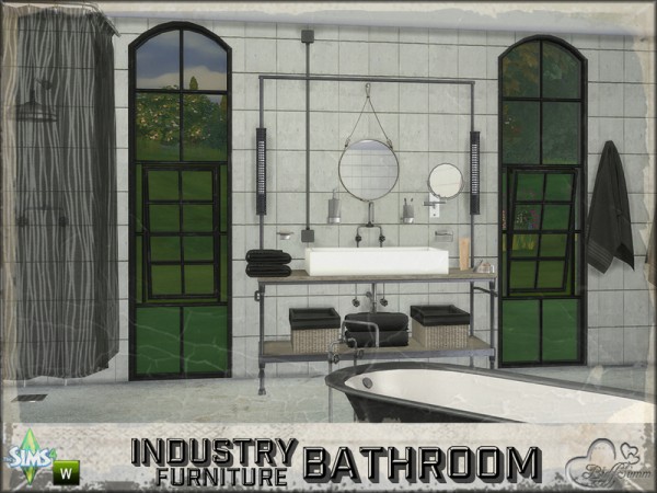  The Sims Resource: Bathroom Industry   Furnitures by  BuffSumm