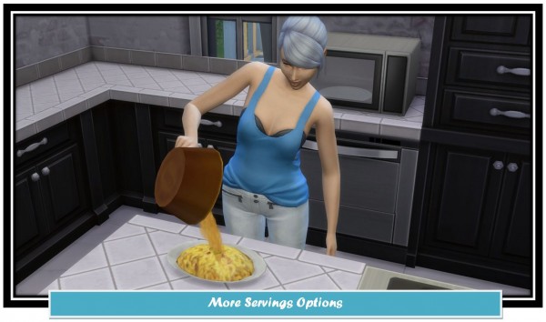  Mod The Sims: More Servings Options by LittleMsSam