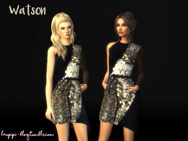  The Sims Resource: MTV 2017 Red Carpet dresses by Laupipi