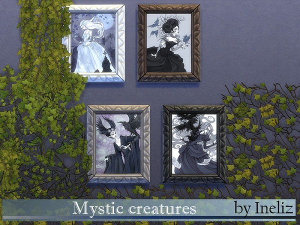  The Sims Resource: Mystic creatures paints by Ineliz