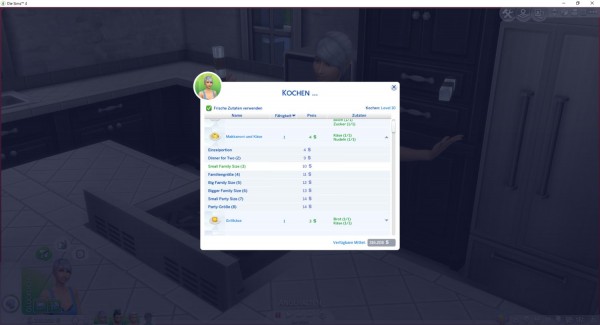  Mod The Sims: More Servings Options by LittleMsSam