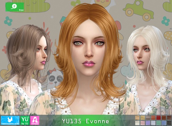  NewSea: Yu 135 Evonne free hairstyle