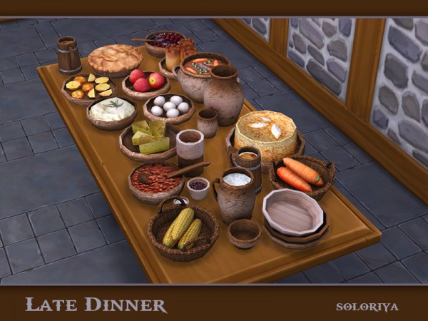  The Sims Resource: Late Dinner by soloriya