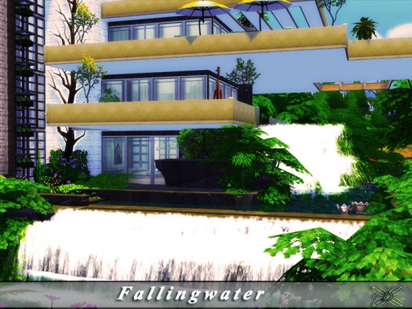  The Sims Resource: Fallingwater house by Danuta720
