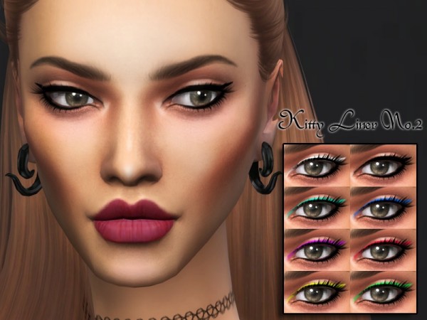  The Sims Resource: Kitty Liner No.2 by Kitty.Meow